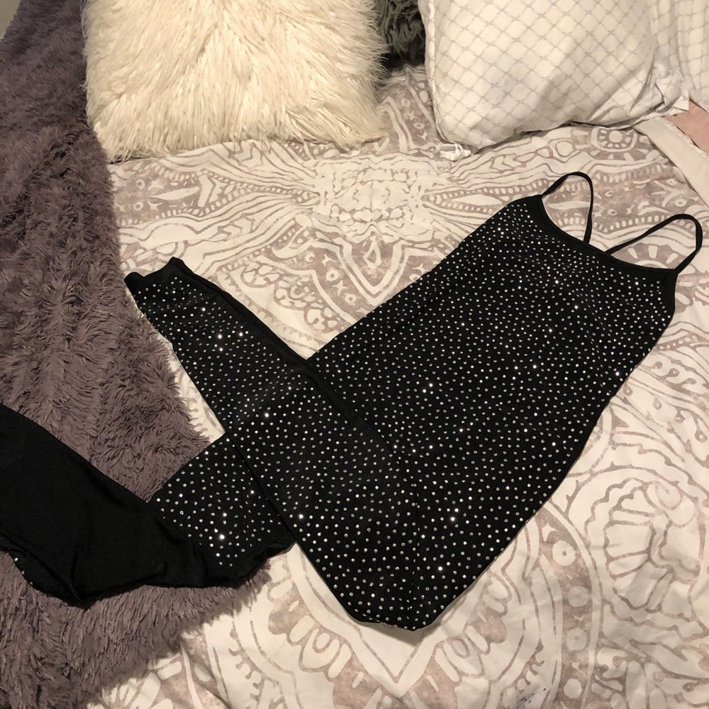 Bedazzled body suit